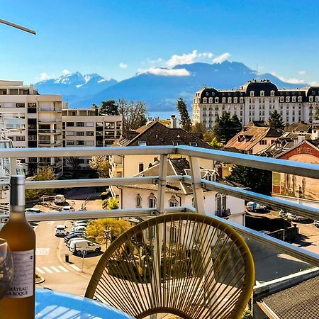 Penthouse Vue Incroyable Lac Et Montagnes Annecy Buitenkant foto