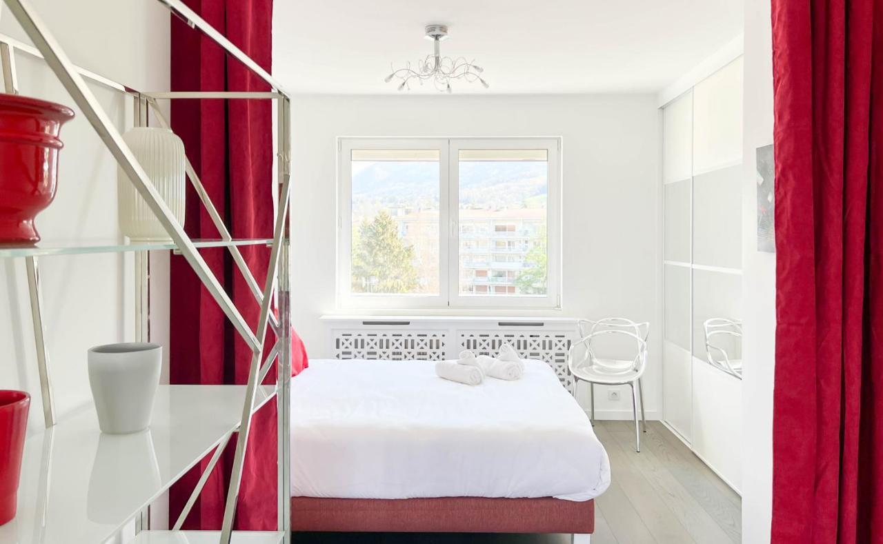 Penthouse Vue Incroyable Lac Et Montagnes Annecy Buitenkant foto