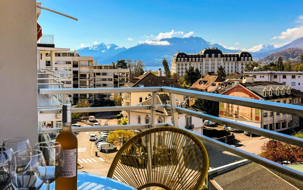 Penthouse Vue Incroyable Lac Et Montagnes Annecy Buitenkant foto